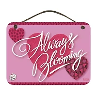 Courtside Market Strawberry Shortcake Blooming 12x16 Artboard With Twine Wood Wall Art