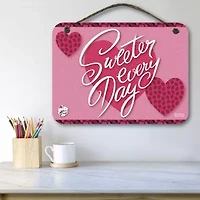 Courtside Market Strawberry Shortcake 12x16 Artboard With Twine Wood Wall Art