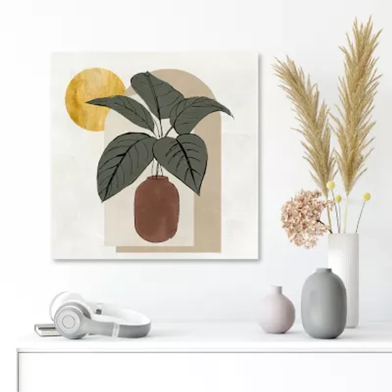 Courtside Market Santa Fe Evening 24x24 Canvas Art