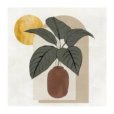 Courtside Market Santa Fe Evening 24x24 Canvas Art