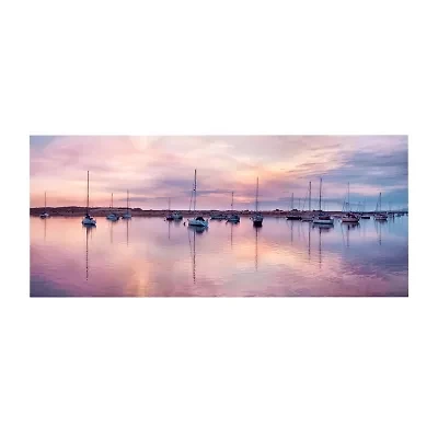 Courtside Market Sunset 12x24 Canvas Canvas Art
