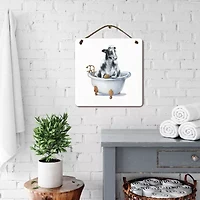Courtside Market Beauty I 12x12 Artboard With Twine Wood Wall Art