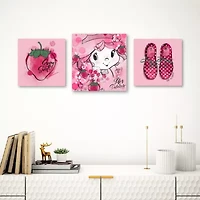 Courtside Market Strawberry Shortcake 16x16 24x24 16x16 Canvas Set Canvas Art