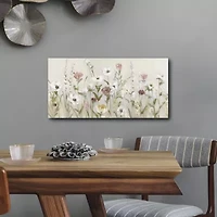 Courtside Market Bloomin Around 12x24 Canvas Canvas Art