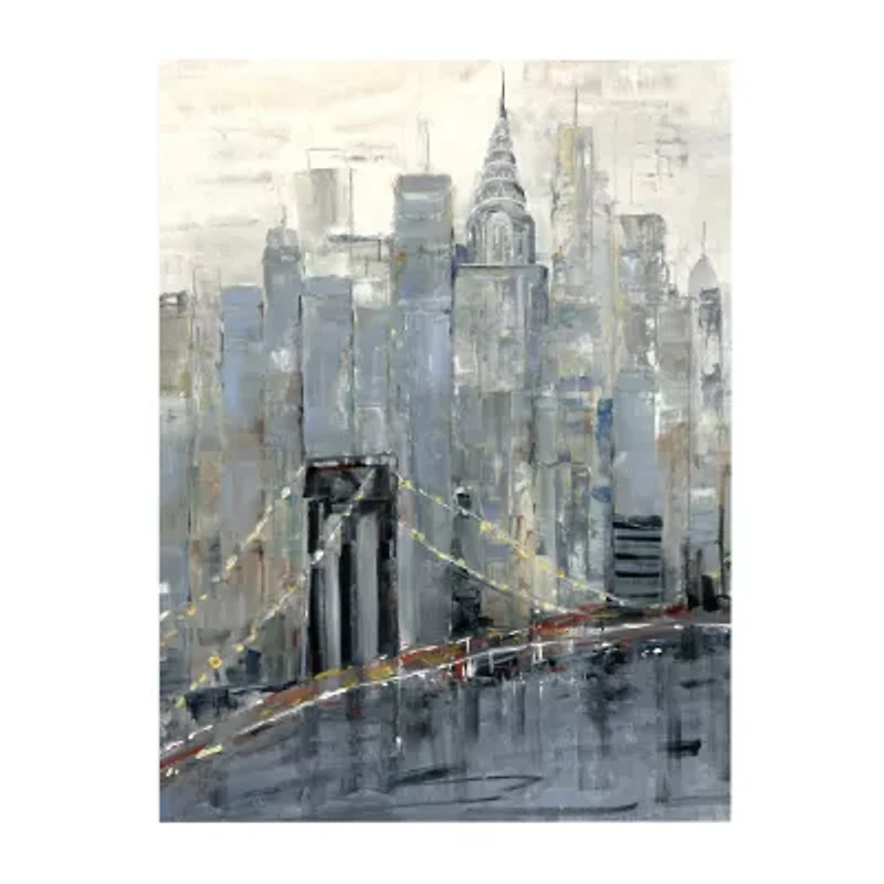 Courtside Market Midtown Morning 30x40 Canvas Art