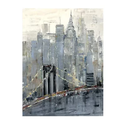 Courtside Market Midtown Morning 30x40 Canvas Art
