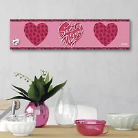 Courtside Market Strawberry Shortcake Sweeter Every Day 6x24 Artboard Wood Wall Art