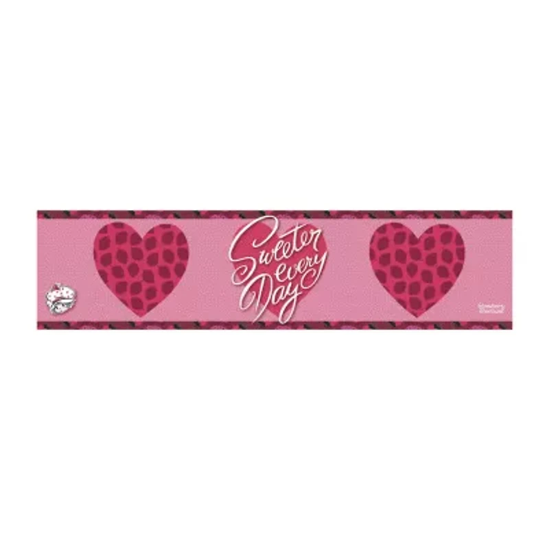 Courtside Market Strawberry Shortcake Sweeter Every Day 6x24 Artboard Wood Wall Art