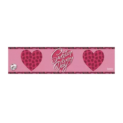 Courtside Market Strawberry Shortcake Sweeter Every Day 6x24 Artboard Wood Wall Art