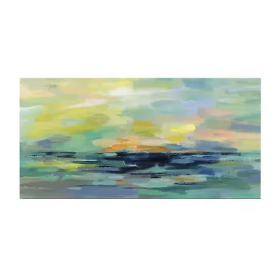 Courtside Market Pacific Beach 12x24 Canvas Canvas Art