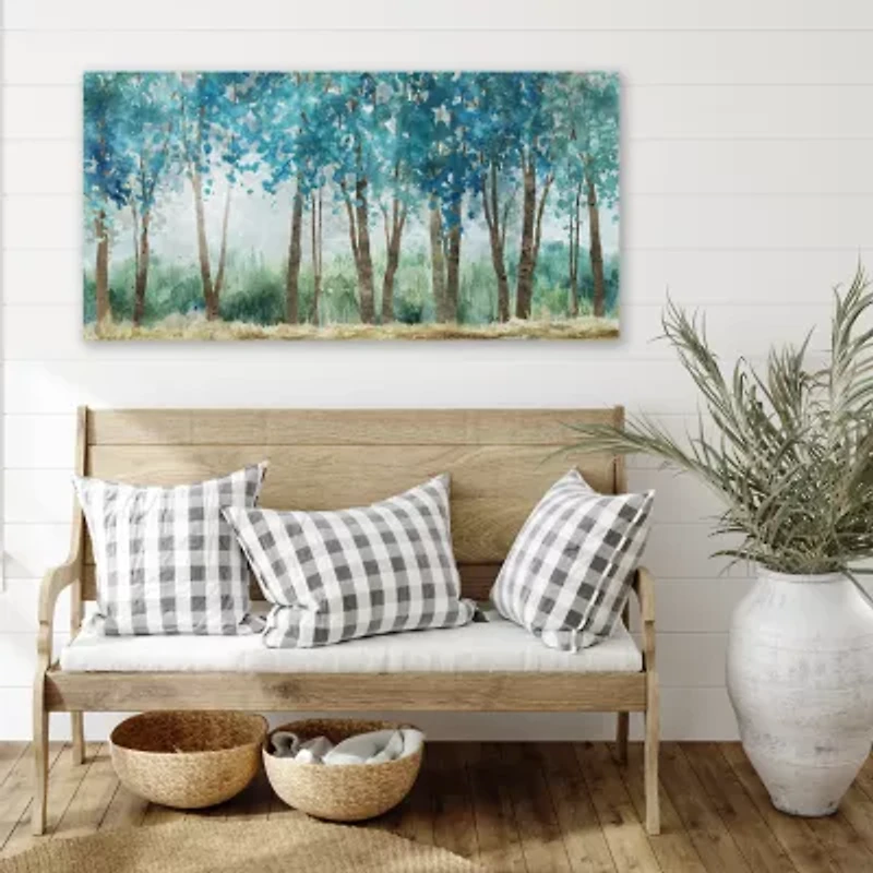 Courtside Market Sunwashed Grove 24x48 Canvas Art