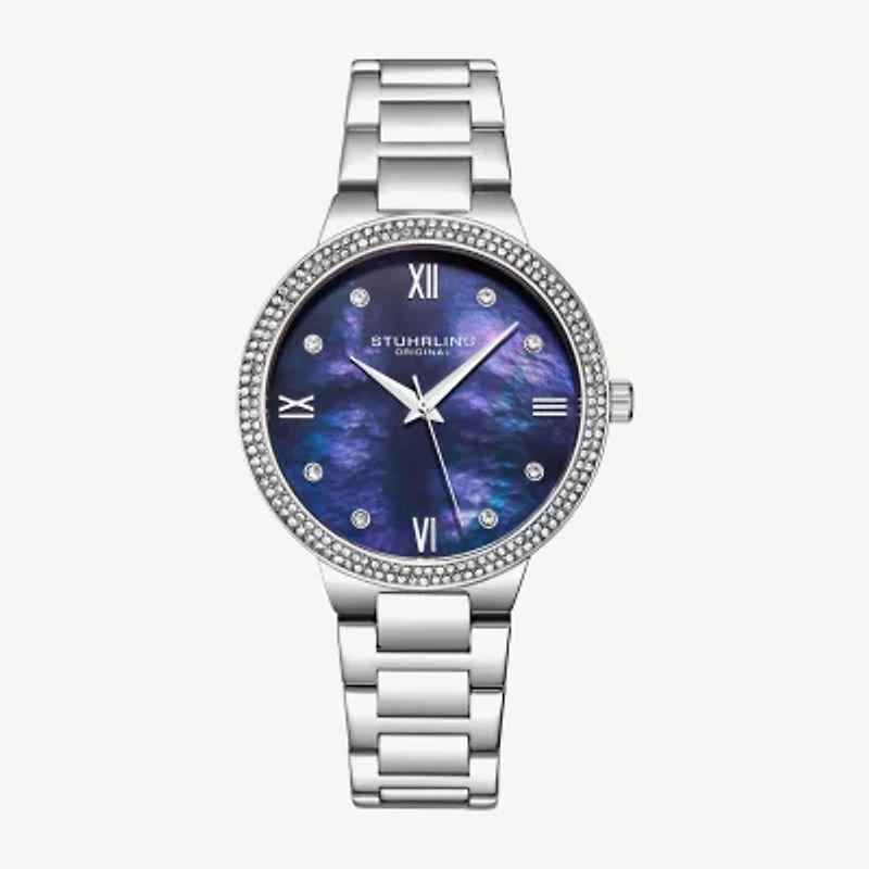 Stuhrling Womens Silver Tone Stainless Steel Bracelet Watch 3907 2