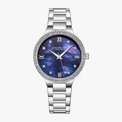 Stuhrling Womens Silver Tone Stainless Steel Bracelet Watch 3907 2