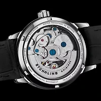 Stuhrling Womens Automatic Leather Strap Watch 3952