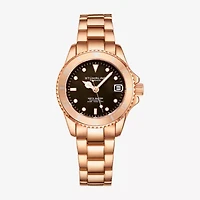 Stuhrling Womens Rose Goldtone Stainless Steel Bracelet Watch 3950l 6