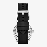 Stuhrling Aviator Mens Black Strap Watch 3915