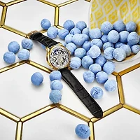 Stuhrling Mens Automatic Leather Strap Watch 3917