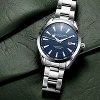 Stuhrling Mens Silver Tone Stainless Steel Bracelet Watch 3953 2