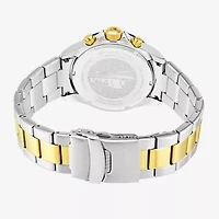 Stuhrling Mens Chronograph Two Tone Stainless Steel Bracelet Watch 3960 6