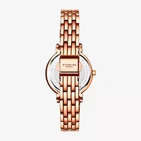 Stuhrling Womens Rose Goldtone Stainless Steel Bracelet Watch 3988