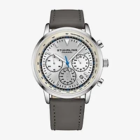 Stuhrling Mens Leather Strap Watch 3986l