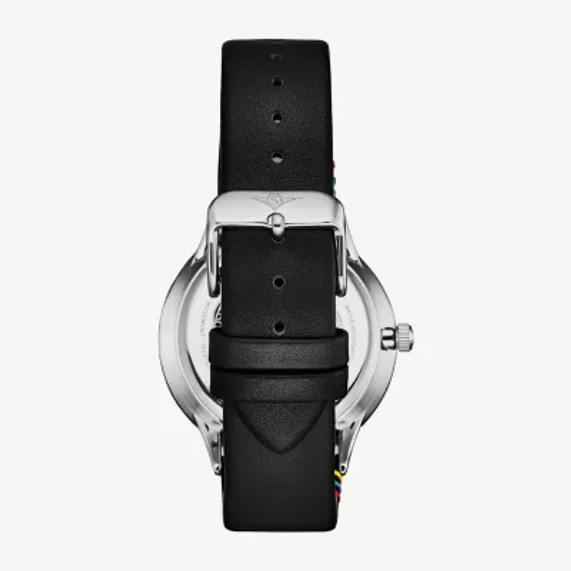 Stuhrling Mens Leather Strap Watch 4026