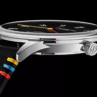 Stuhrling Mens Leather Strap Watch 4026