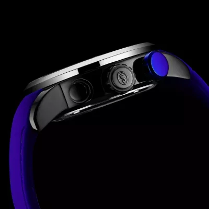 Stuhrling Mens Blue Strap Watch 4053 1