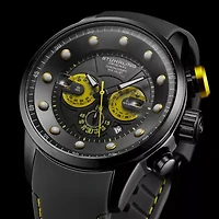 Stuhrling Mens Gray Strap Watch 4053 2