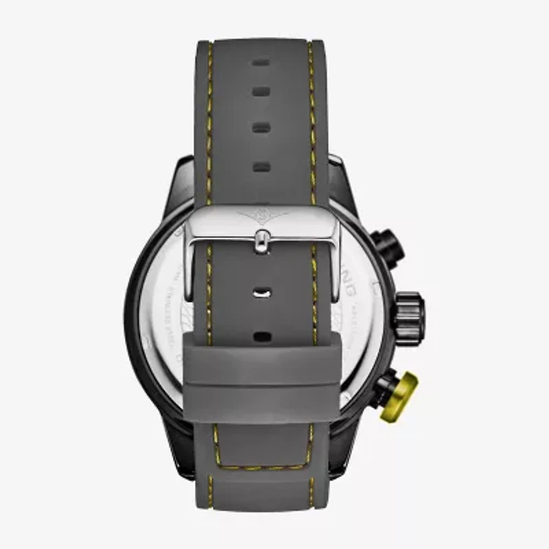 Stuhrling Mens Gray Strap Watch 4053 2