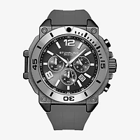 Stuhrling Mens Gray Strap Watch 4054 1