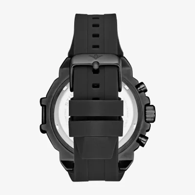 Stuhrling Mens Black Strap Watch 4054 2