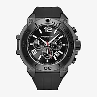 Stuhrling Mens Black Strap Watch 4054 2
