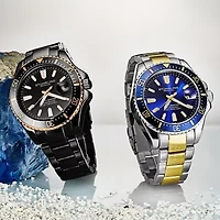 Stuhrling Mens Gold Tone Stainless Steel Bracelet Watch 3950a 5