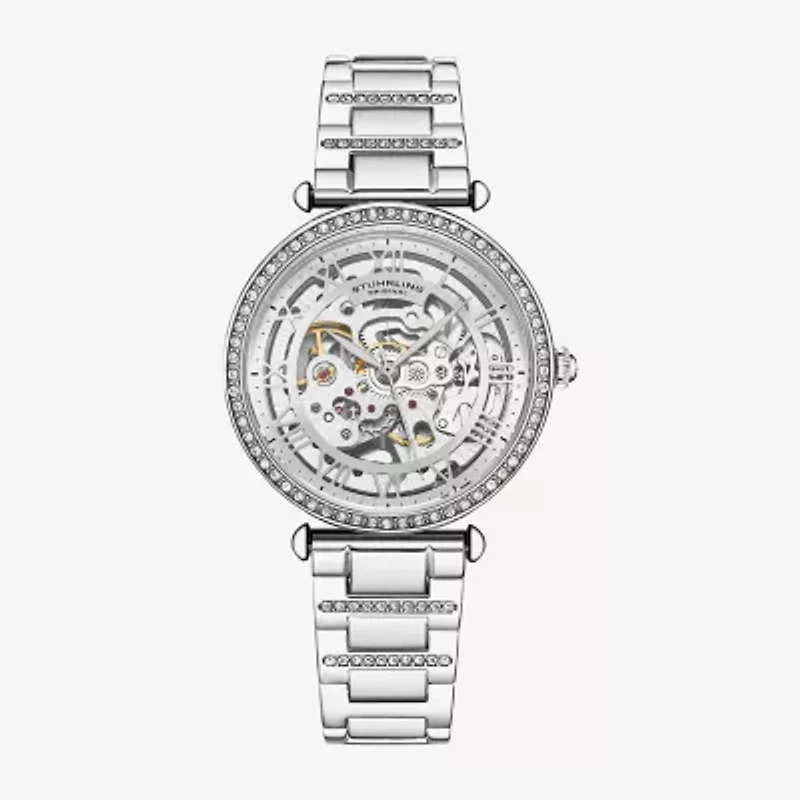 Stuhrling Womens Automatic Rose Goldtone Stainless Steel Bracelet Watch 4023 1