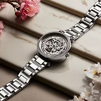 Stuhrling Womens Automatic Rose Goldtone Stainless Steel Bracelet Watch 4023 1