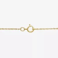 Womens Lab Created White Opal 14K Gold Over Silver Oval 18 Inch Pendant Necklace