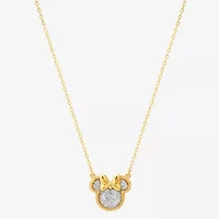Girls 14K Gold Over Silver 15 Inch Pendant Necklace