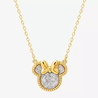 Girls 14K Gold Over Silver 15 Inch Pendant Necklace