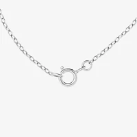 Girls Sterling Silver 15 Inch Pendant Necklace