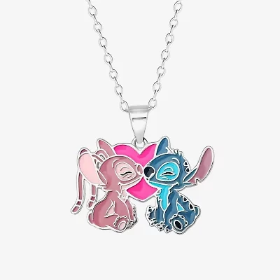 Girls Sterling Silver 15 Inch Pendant Necklace