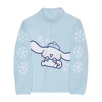 Little & Big Kid Girls Mock Neck Long Sleeve Quarter-Zip Pullover