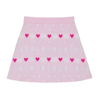 Little & Big Kid Girls Sweater Hello Kitty A-Line Skirt