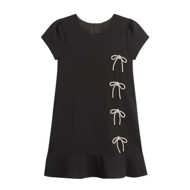 Byer California Big Kid Girls Short Sleeve A-Line Dress