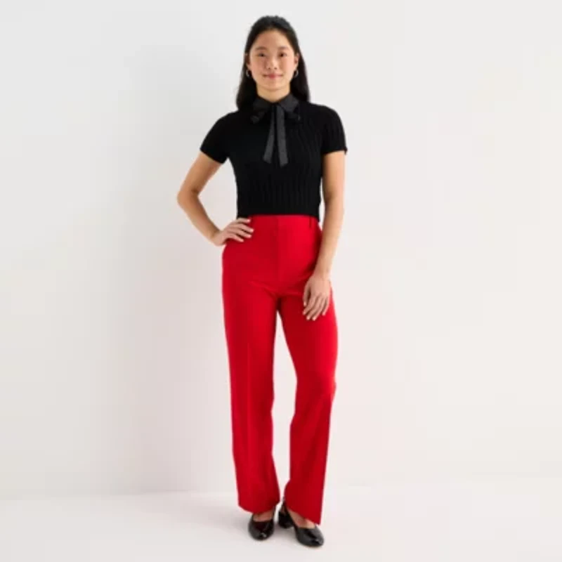 by&by Womens Juniors Short Sleeve Polo Shirt