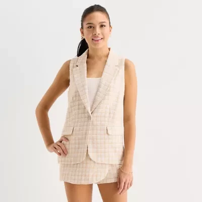 by&by Womens Juniors Sleeveless Vest