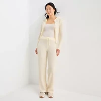 Forever 21 Womens Juniors Wide Leg Pull-On Pant