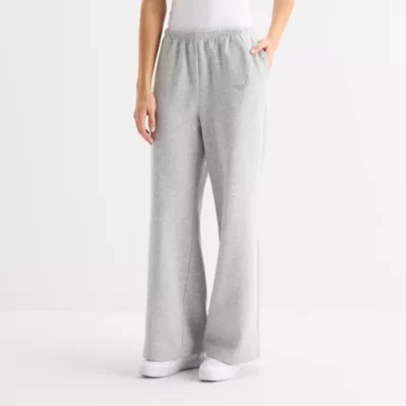 Forever 21 Womens Juniors Wide Leg Fleece Sweatpant