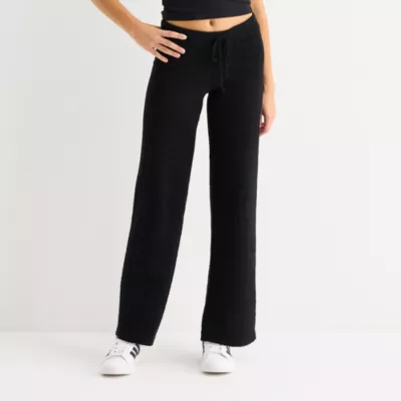 Forever 21 Womens Juniors Wide Leg Pull-On Pant