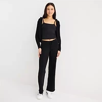 Forever 21 Womens Juniors Wide Leg Pull-On Pant